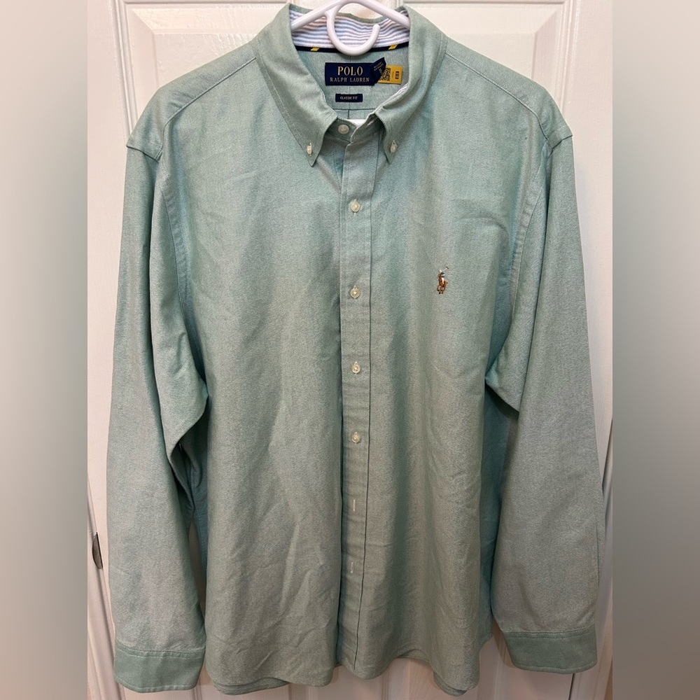 Size XL Polo Ralph Lauren Long Sleeve Button Down, Excellent Condition